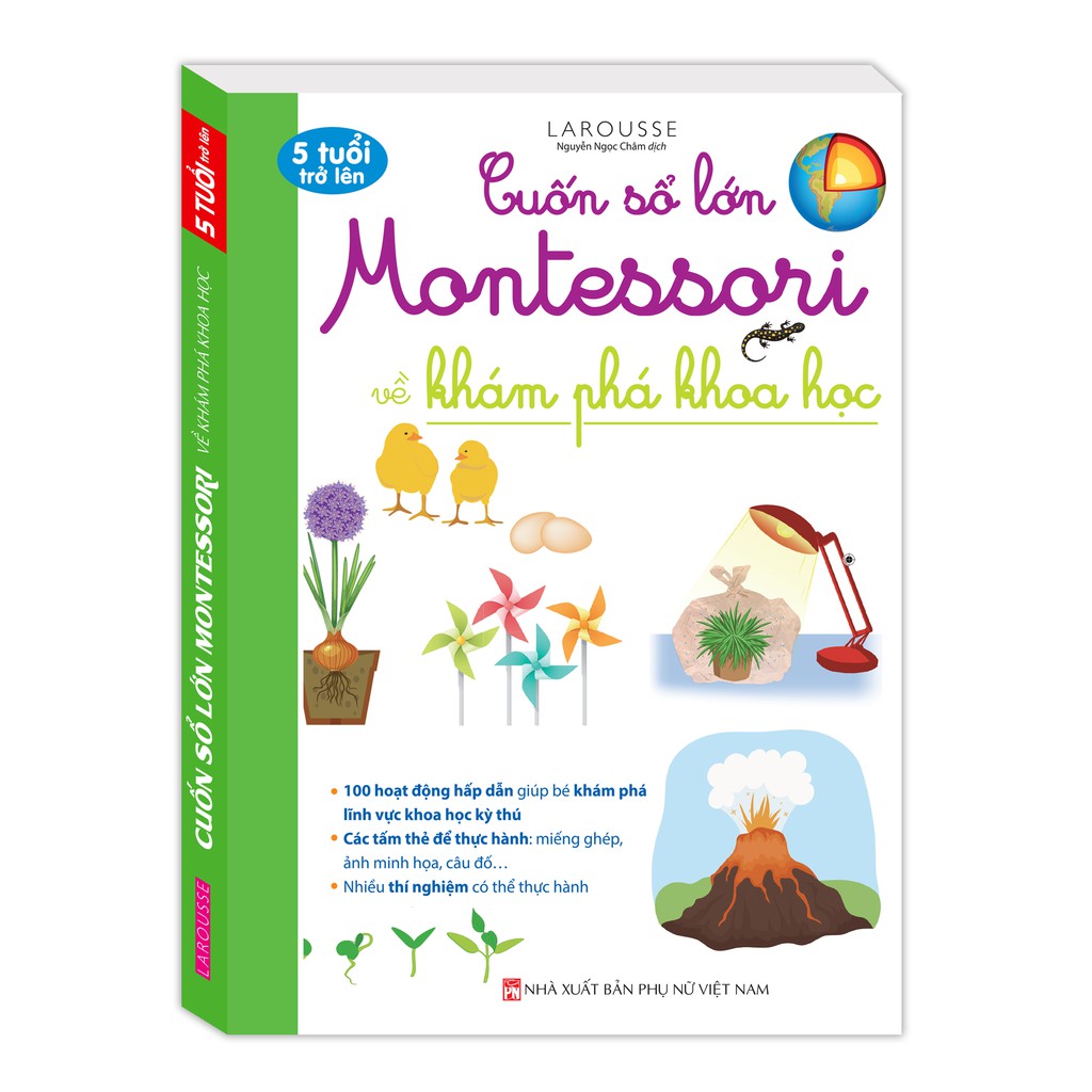 Sách - cuốn sổ lớn montessori về khám phá khoa học