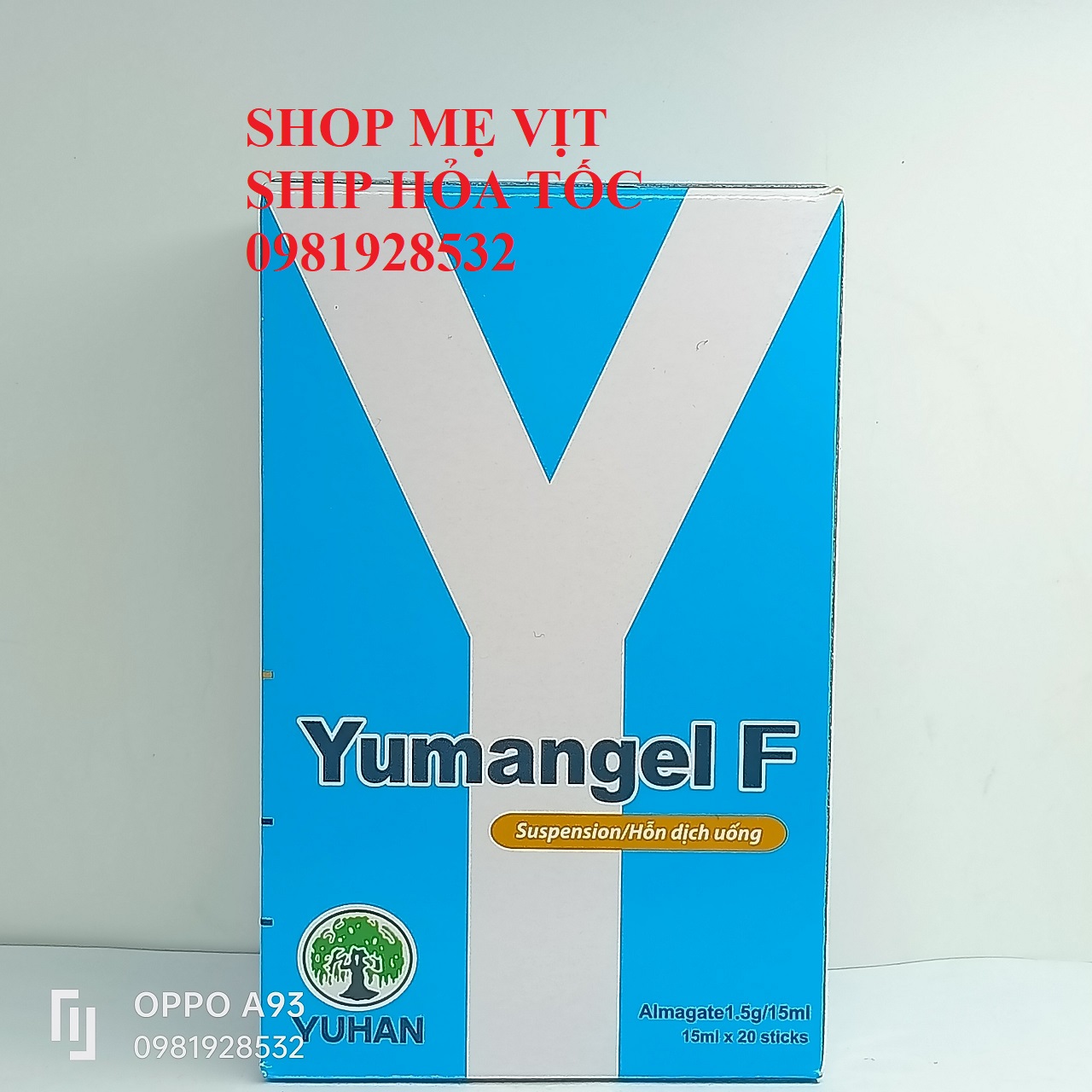 Yumangel F 1.5g hỗ trợ dạ dày 20 gói x 15ml
