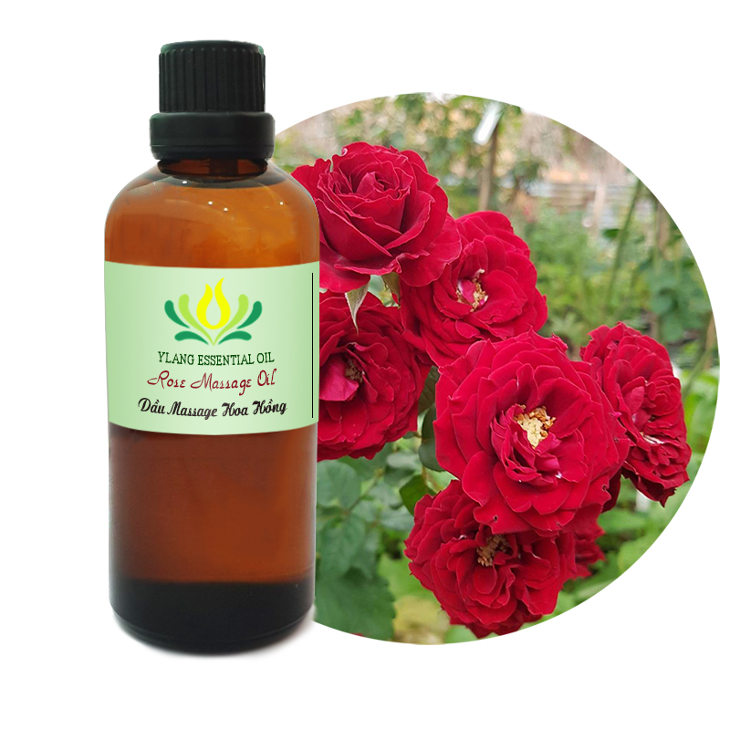 Dầu massage hoa hồng - 100ml (rose massage oil)
