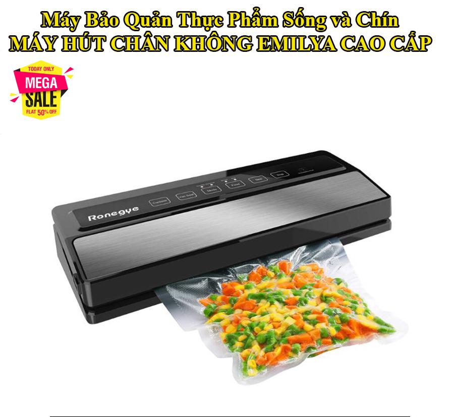 Máy Hút Chân Không Gia đình nhật bản,Máy hút chân không CÔNG NGHIỆP & GIA ĐÌNH,Máy hút chân không & Túi,Máy Hút Chân Không Thực Phẩm Ronegye EL86 Bảo Quản Thực Phẩm Lâu Hơn an toan ve sinh.