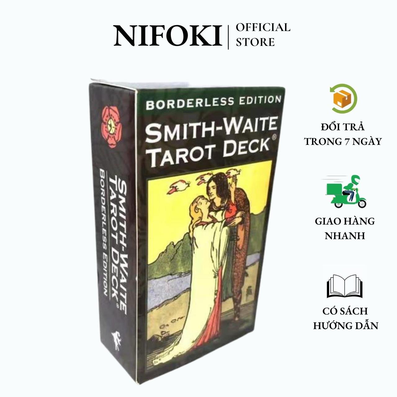 Bộ Bài Smith Waite Tarot Borderless Edition Size Gốc