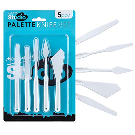 [HCM][TC Art Store] Bộ Bay nhựa Pallete MONT MARTE -  (Palette Knife Set 5 Pce) - Xuất xứ Úc