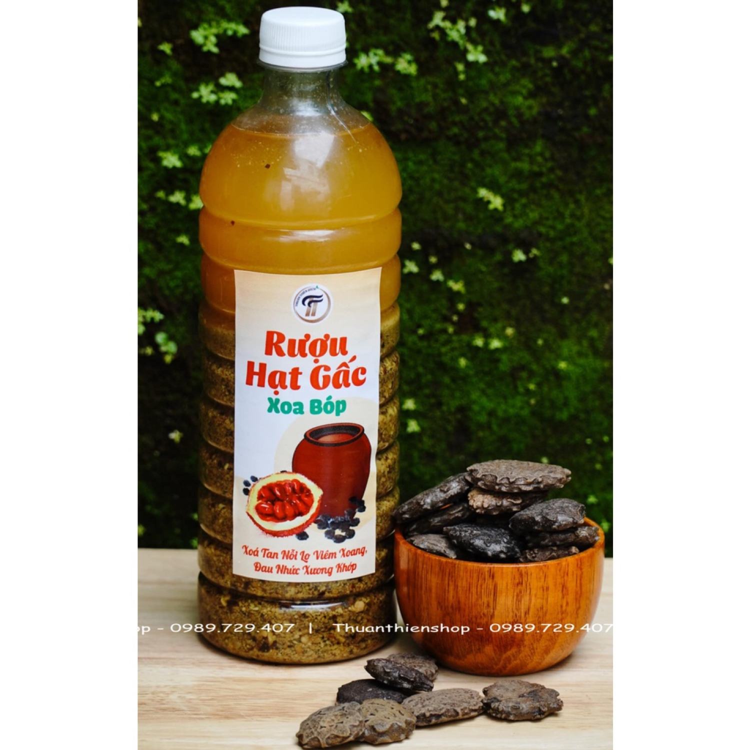 Hạt gấc ngâm xoa bóp