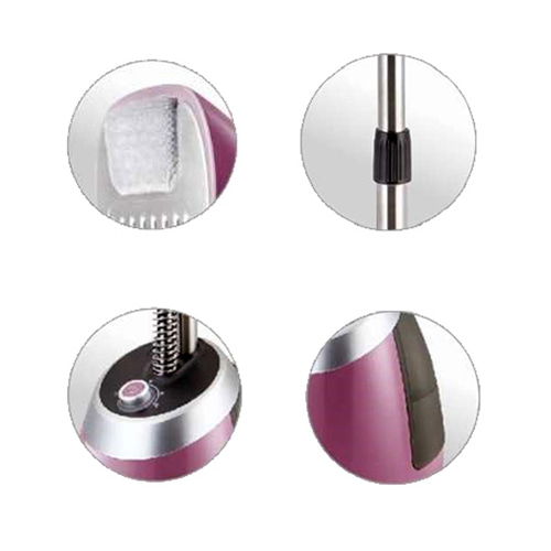 Bàn ủi hơi nước dạng đứng lock&lock eni211 - hồng phối trắng