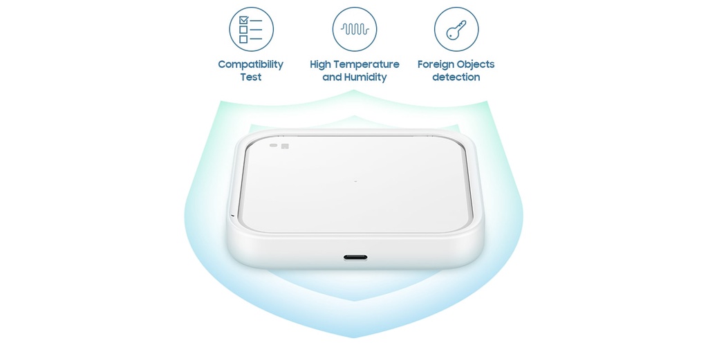 Đế Sạc Đơn Không Dây 15W, Đen (kèm cáp) - Samsung Chính hãng