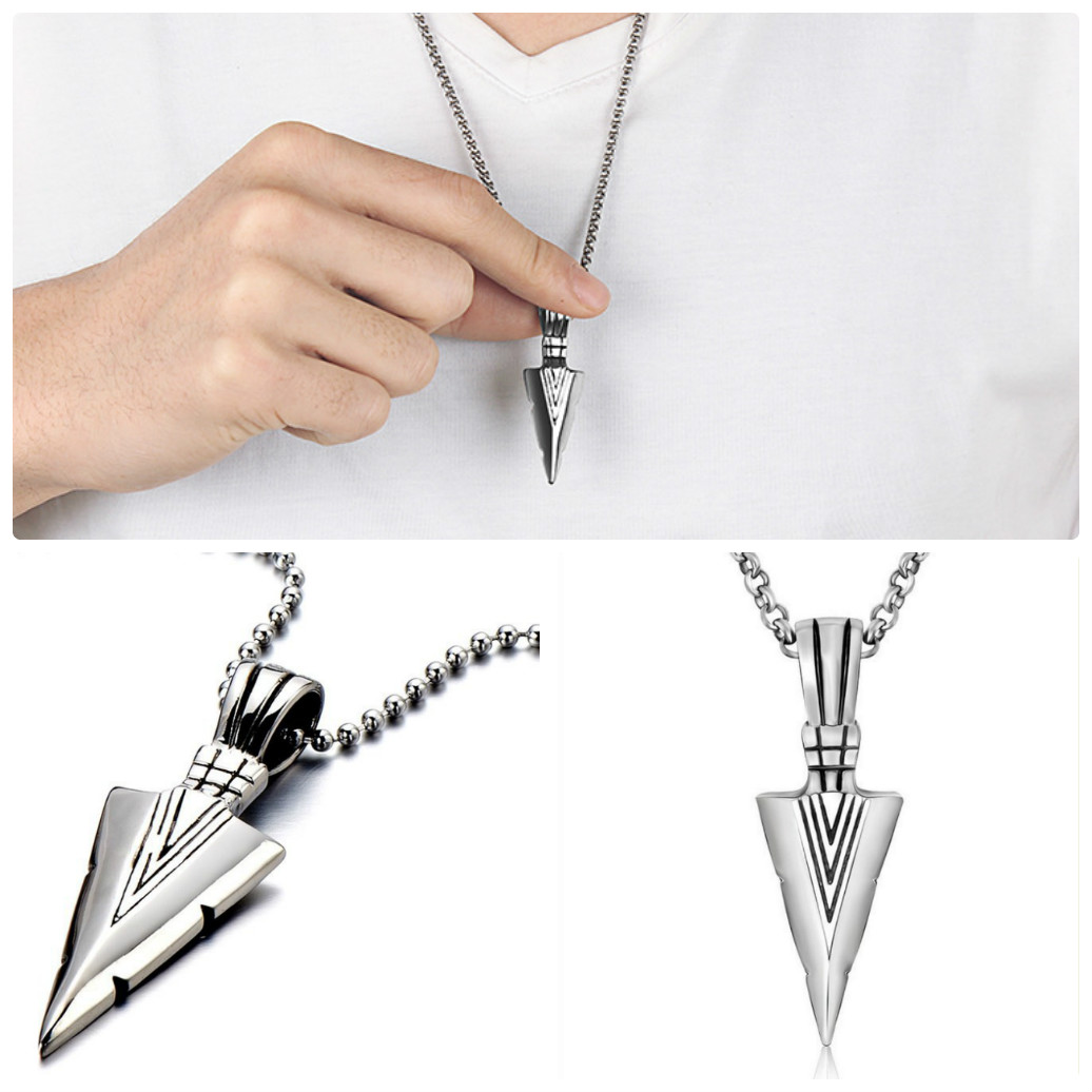 [HCM]Dây Chuyền Nam TITAN Mũi Tên  Cá Tính Âu Mỹ  HOT 2020 DCMUITEN07