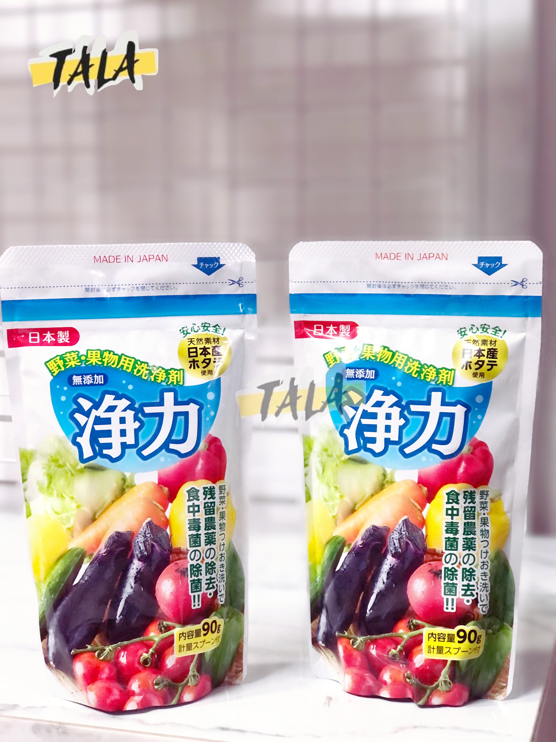 Bột rửa rau củ quả từ vỏ sò Jyoriko