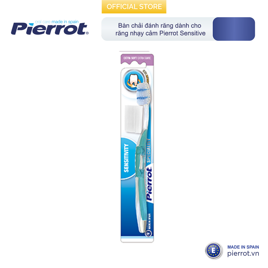 Bàn chải đánh răng dành cho răng nhạy cảm Pierrot Sensitive
