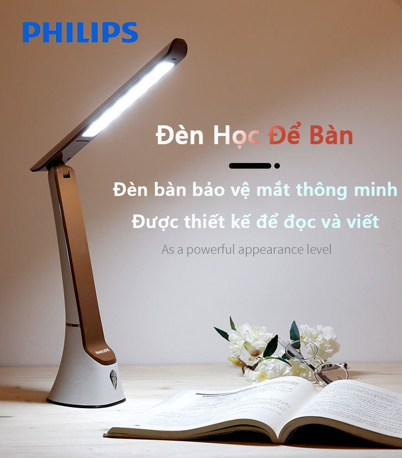Philips Đèn Học Để Bàn Kiêm Đèn Học Thông Minh