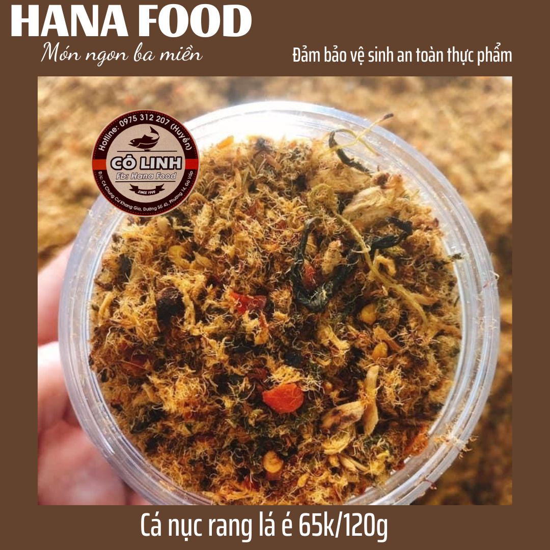 Cá rang lá é 120g - mắm cô linh
