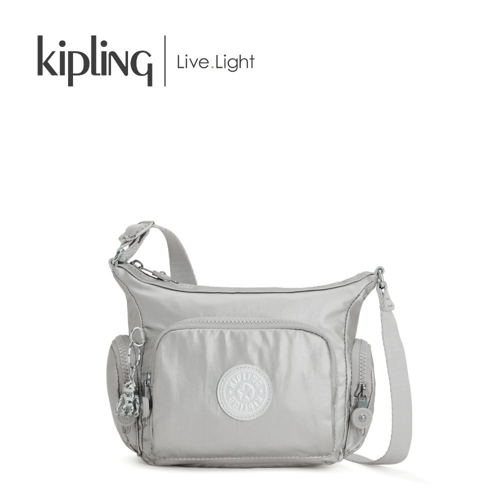 Kipling túi đeo chéo gabbie mini - bright metallic - huki3578