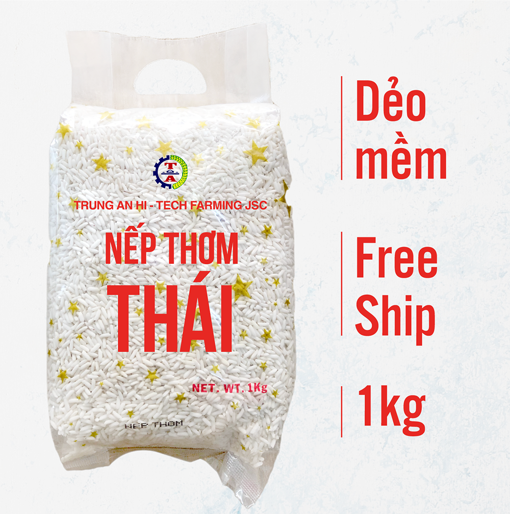Nếp Thái Lan 1kg- Dẻo mềm thơm ngon