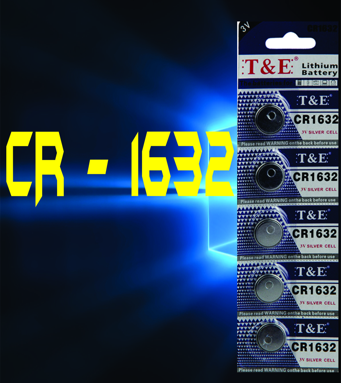 Vĩ 5 Viên Pin Cúc Áo - CR-1632