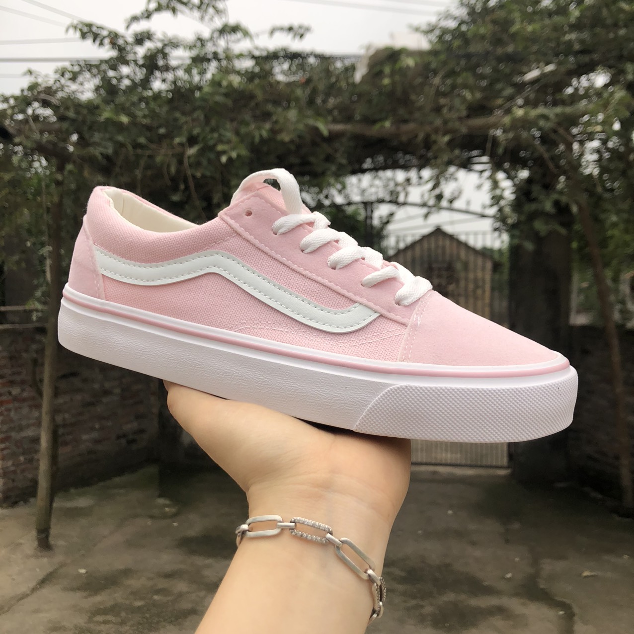 Giày Vans Tao Bao Hồng Full Box
