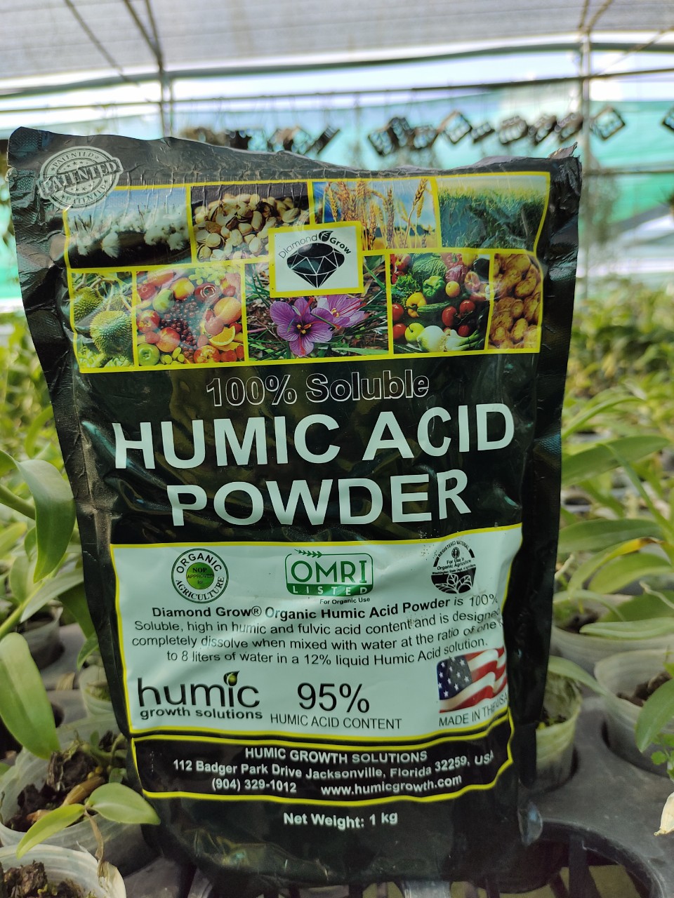 Phân bón kích rễ hữu cơ humic acid powder