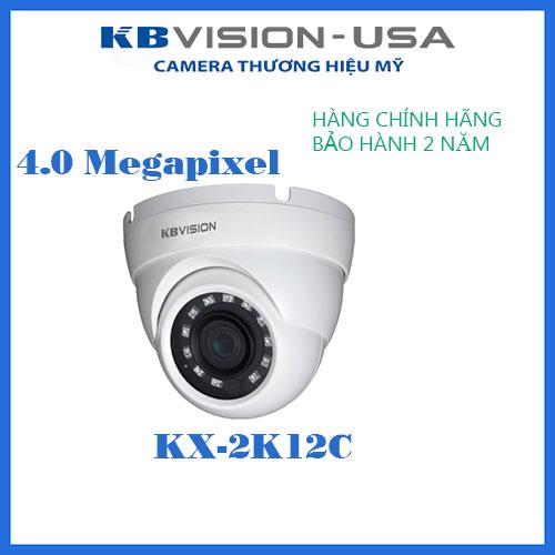 Camera Dome HDCVI hồng ngoại 4.0 Megapixel KBVSION KX-2K12C