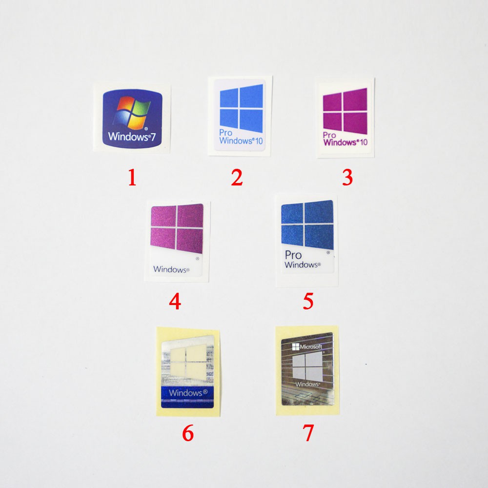 Sticker Windows trang trí điện thoại máy tính