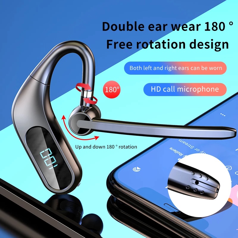 Tai nghe bluetooth tws kj12 v5.0 có lcd cực hay xoay 180 độ