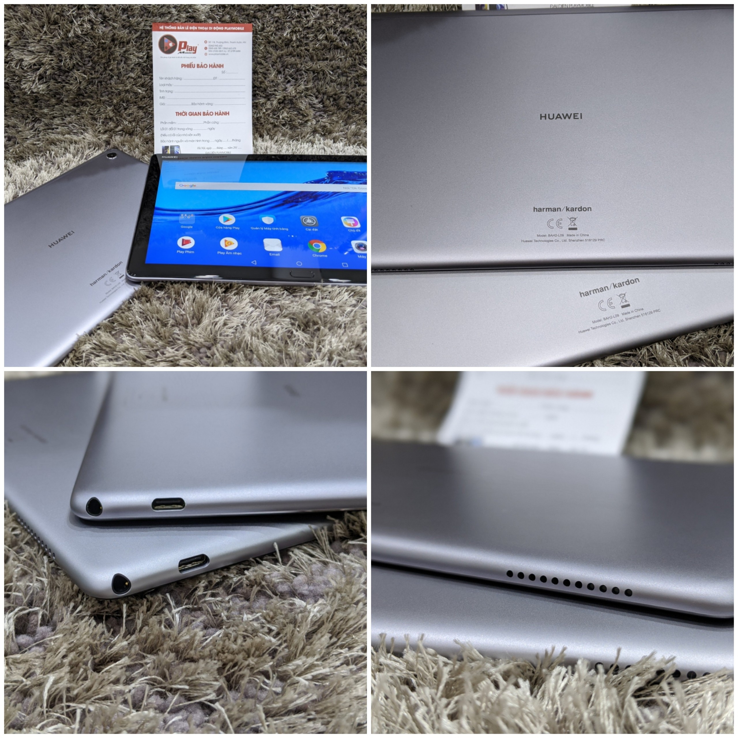 Máy tính bảng Huawei Mediapad M5 Lite 10 inch Wifi Only | 4 Loa Harman Kardon |  Đầy đủ Chplay + Google