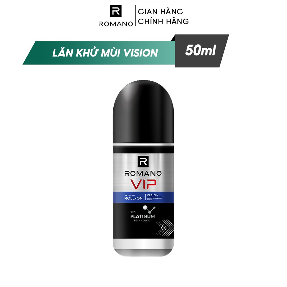 Lăn khử mùi nam cao cấp Romano VIP Vision 50ml