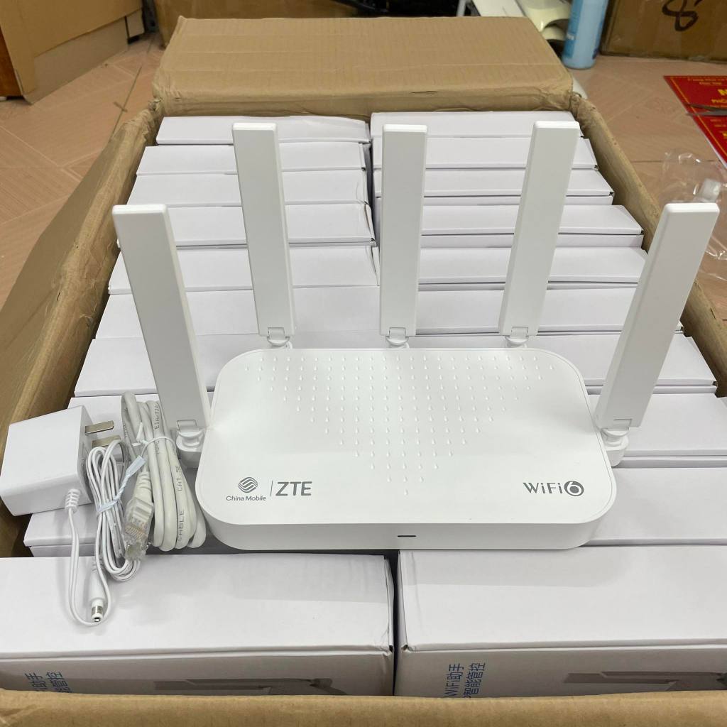 Tận Hưởng Kết Nối Mạng Mạnh Mẽ với Bộ Phát Router Wifi6 ZTE E2633  AX3000 Mbps ( Mới 100% Fullbox ) WIFI 6 Mạng MESH Linh Hoạt - Vua xuyên tường cho căn hộ lớn