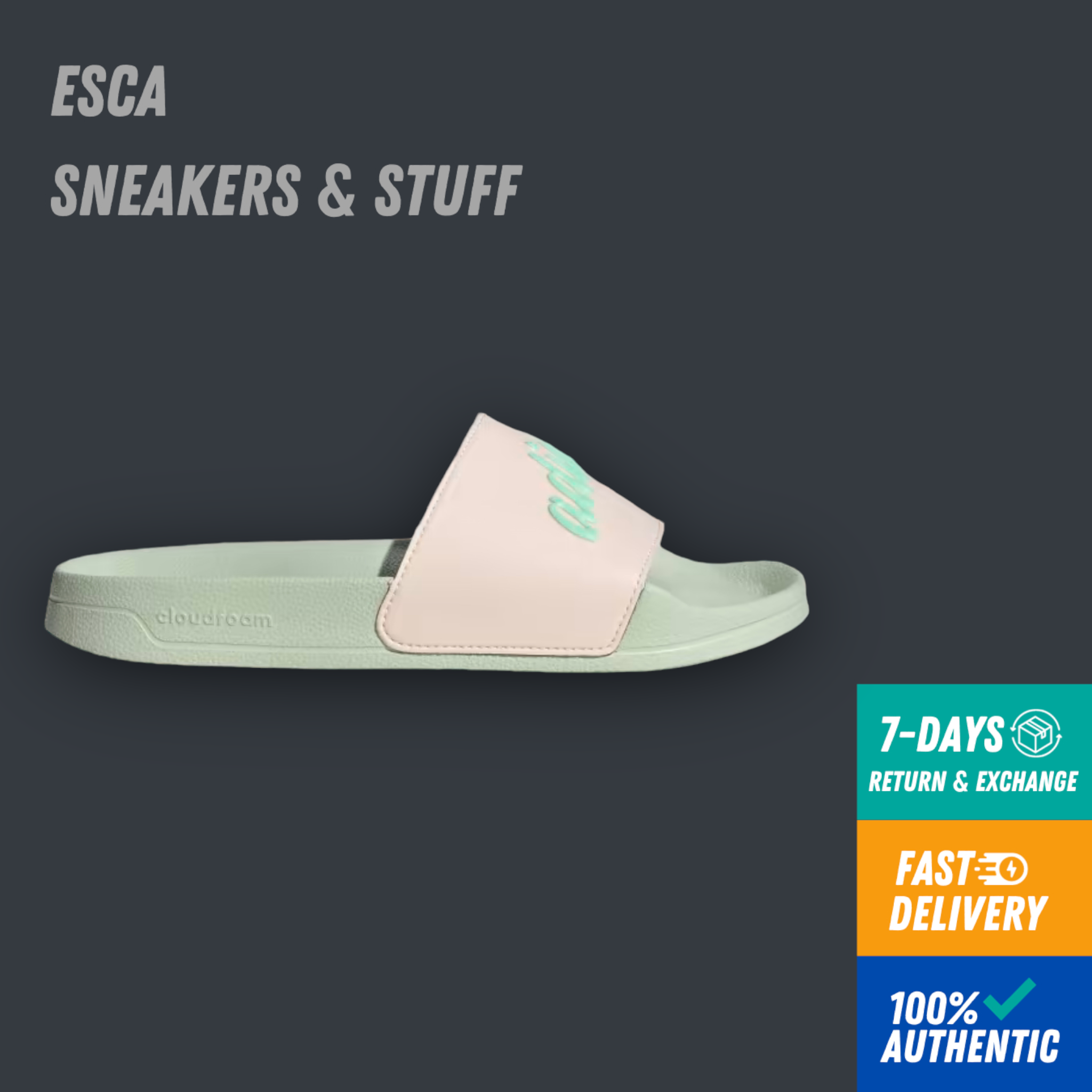 Dép adidas adilette shower slide wonder mint - gz9507