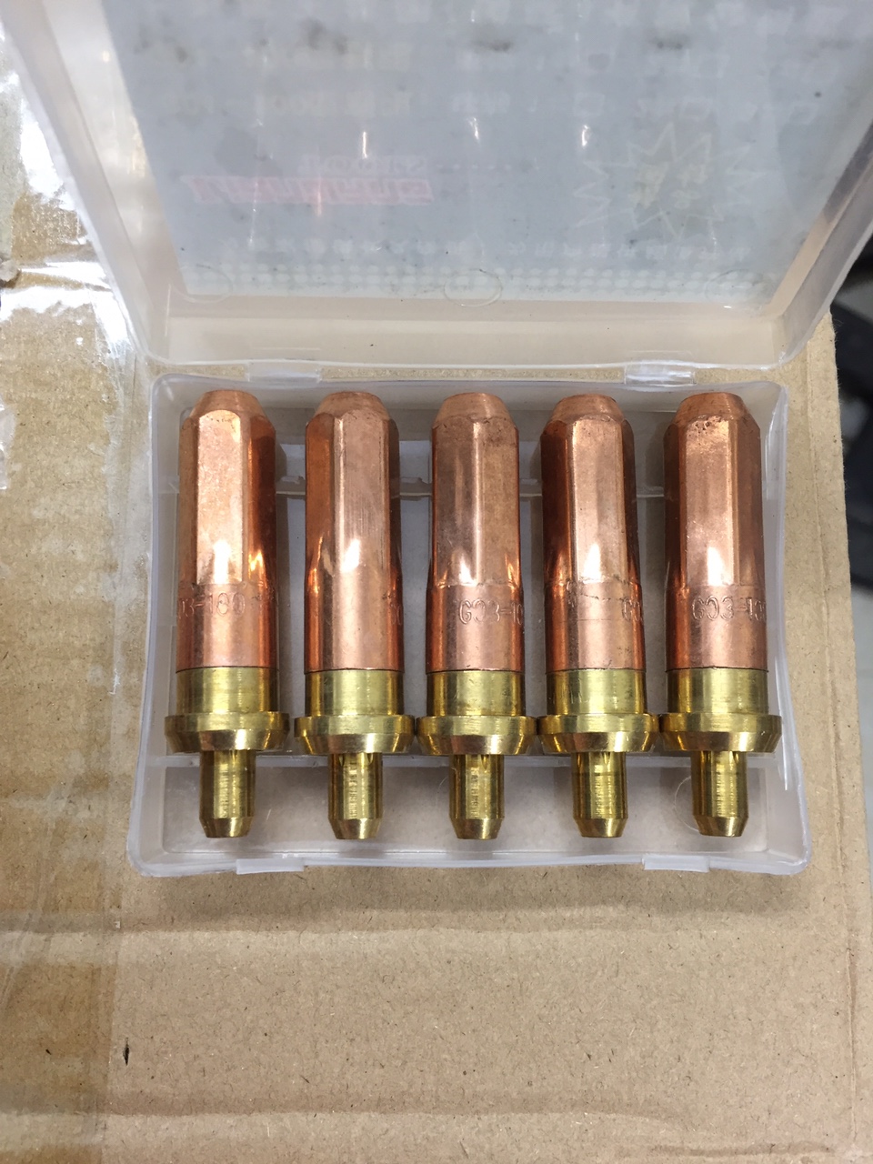 Bép cắt hơi oxy gas loại to số 1, 2, 3 dùng cho tay cắt G01-100( hộp 5 cái)