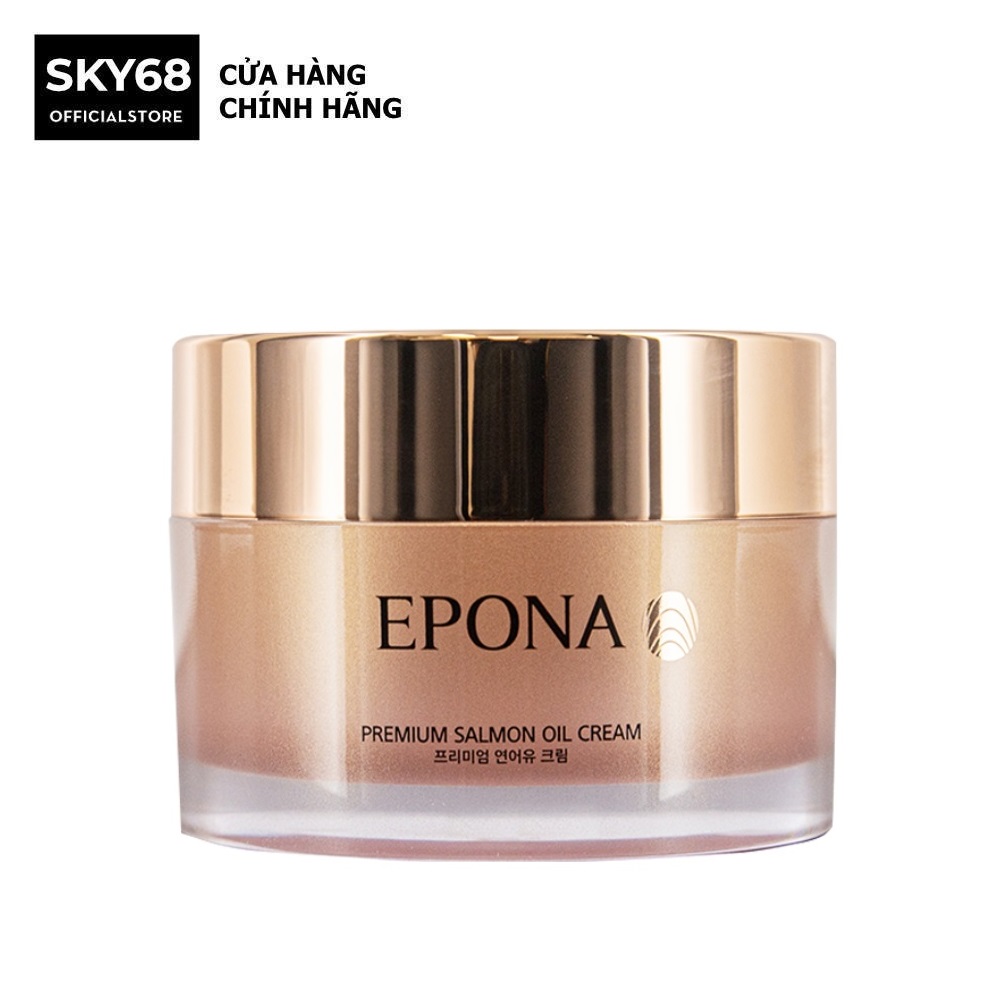 Kem dưỡng trắng - phục hồi da hư tổn epona premium salmon cream 50ml