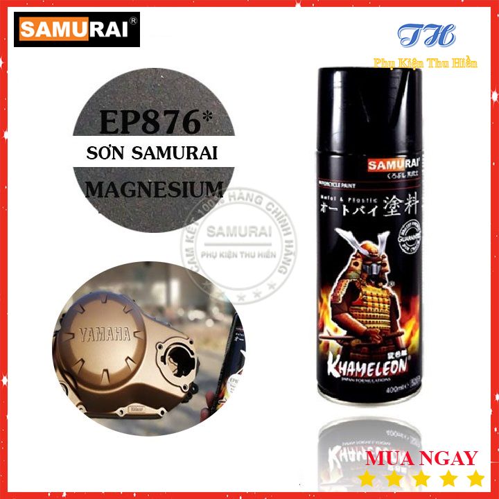 Sơn xịt samurai màu magie - mã ep876