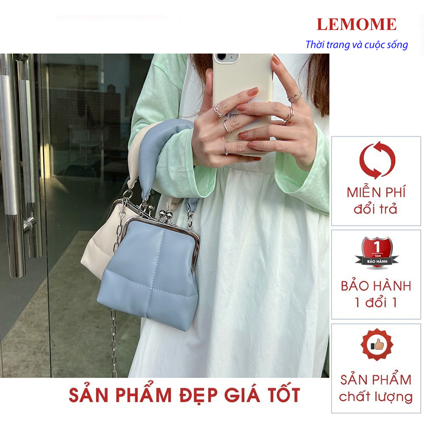 Túi xách nữ đeo chéo mini da mềm mại phong cách đơn giản, thanh lịch