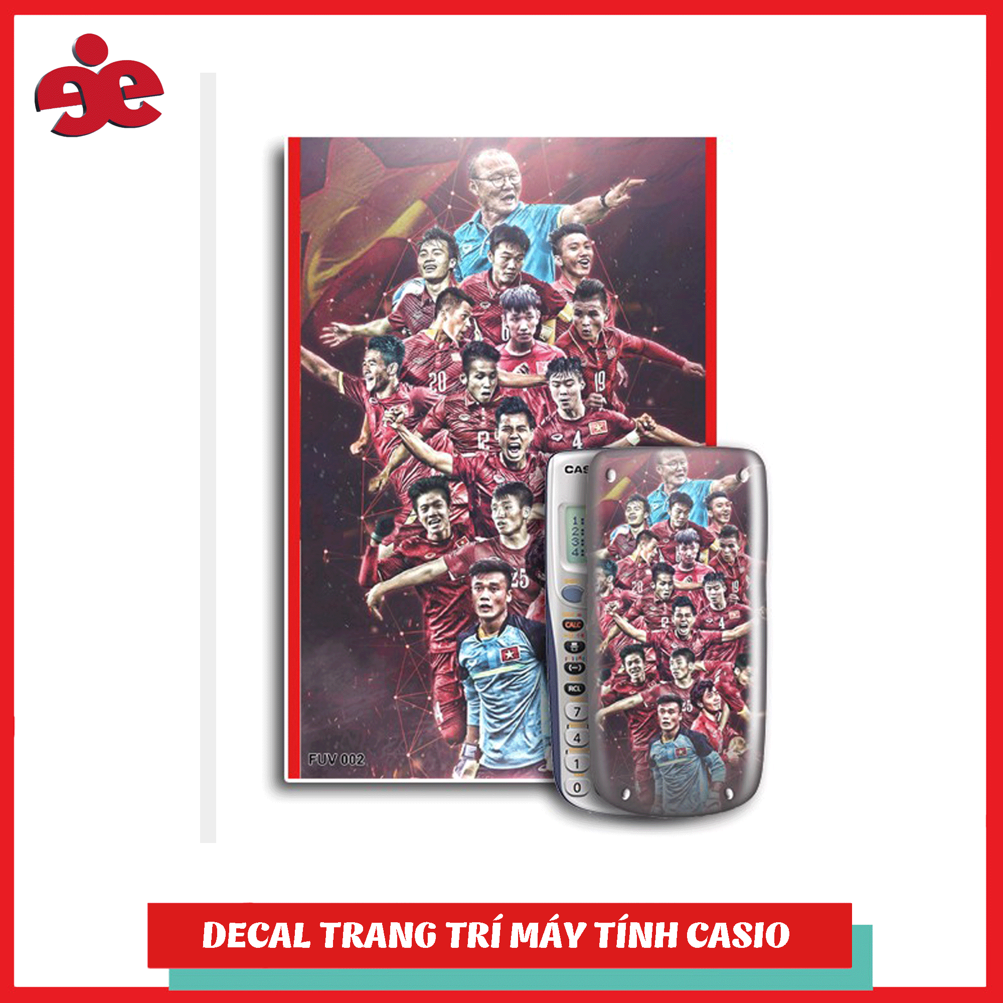 Decal trang trí máy tính cầm tay fan u23vn 002