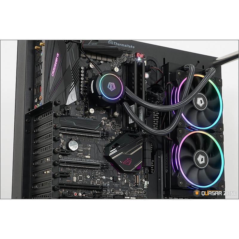 Tản nhiệt nước id Cooling Chromaflow 240rgb sản phẩm tốt chất lượng cao cam kết như hình độ bền cao xin vui lòng inbox shop để được tư vấn thêm về thông tin