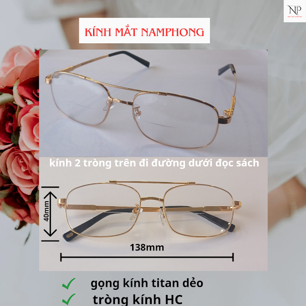Mắt kính,Kính viễn thị 2 tròng gọng dẻo nikon