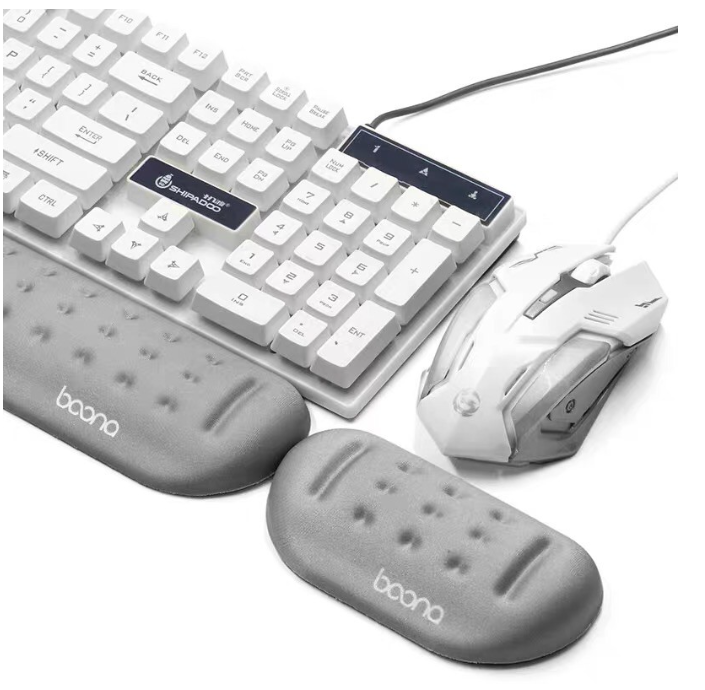 Đệm kê tay bàn phím BUBM và kê tay chuột máy tính chống mỏi cổ tay, mềm mại, đủ size.