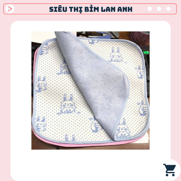 Lót chống thấm thay bỉm cho bé sơ sinh 4 lớp siêu mềm siêu thấm kích thước 30 x30cm