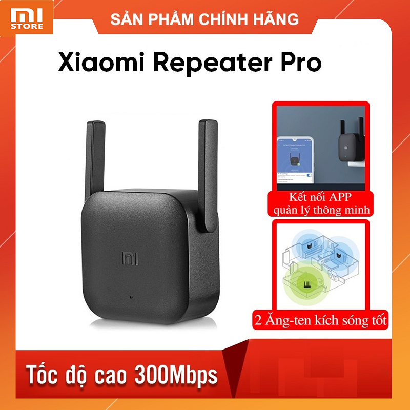 Thiết bị kích sóng Wifi Xiaomi Repeater Pro