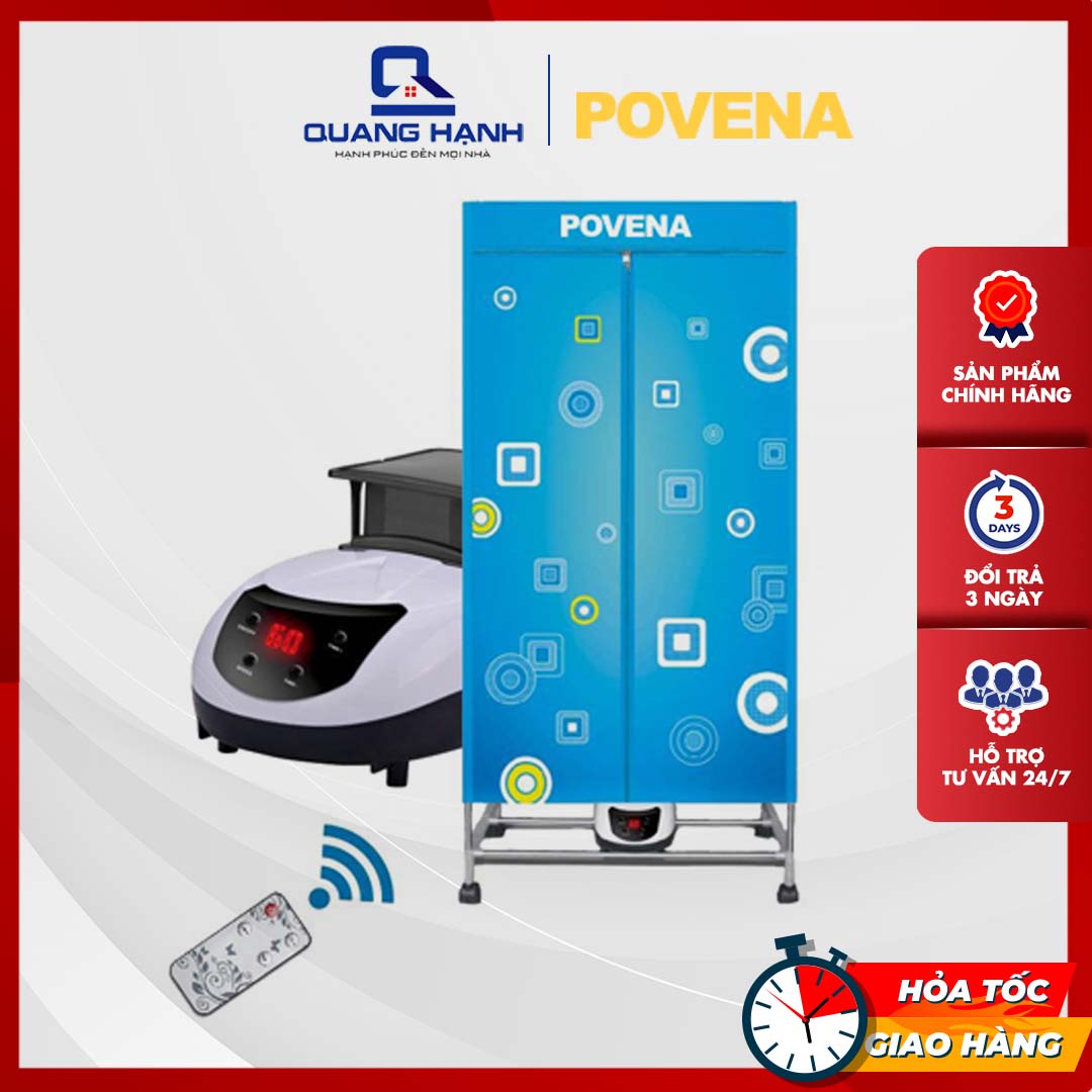 Máy sấy quần áo Povena PVN-CD1215 1200W