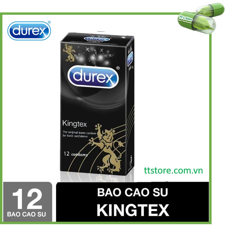 Bao cao su DUREX Kingtex 12 cái (truyền thống)