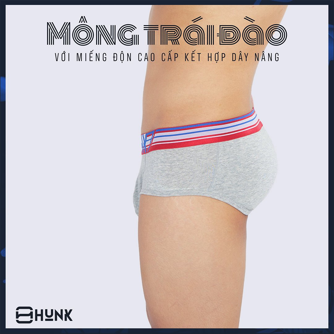 Quần độn mông nam tam giác 2 in 1 độn + nâng kết hợp - Hunk PeachBoy 2in1 - quần độn mông nam, quần nâng mông, quần tam giác, quần lót nam, quần sịp nam, quần độn nâng mông 2in1, quần tam giác nam