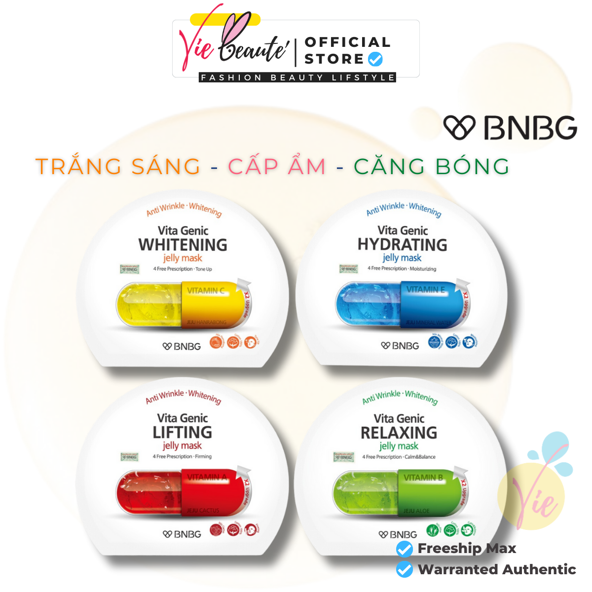 Mặt Nạ BNBG Vita Genic - Mặt Nạ Giấy BNBG Vita Genic Jelly Mask