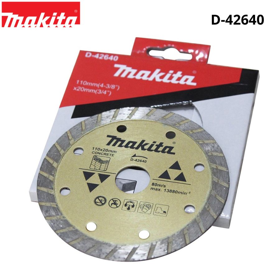 Chính hãng - lưỡi cắt kim cương 110 x 20mm makita d-42640 chuyên dùng để cắt gạch, bê tông