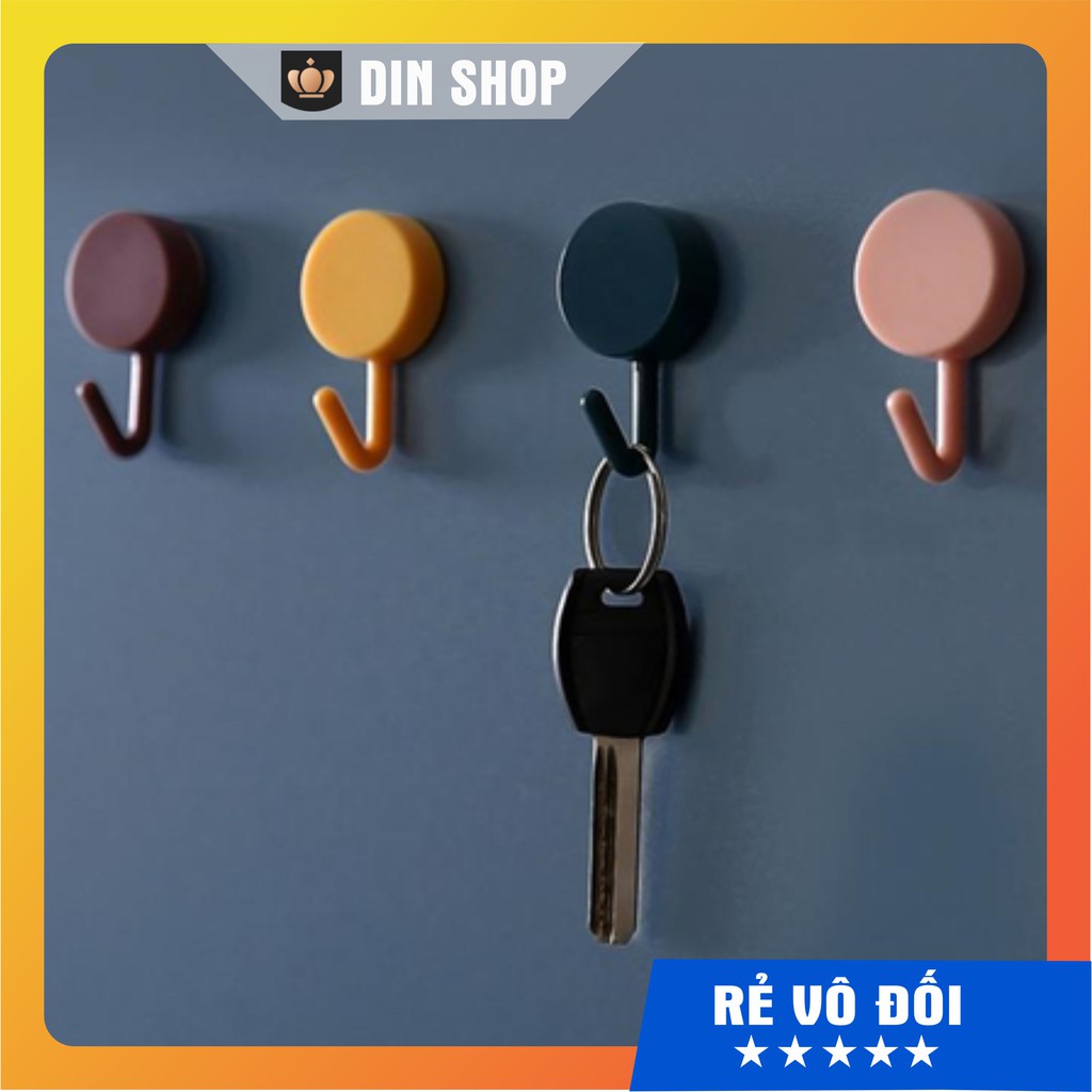 Móc dán tường ️freeship️ set 10 móc dán tường siêu chắc siêu bền chịu lực kháng nước