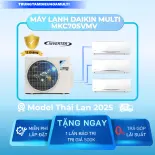 Máy lạnh Multi Daikin Inverter MKC70SVMV 1 Dàn Nóng 2- 3 Dàn Lạnh Treo Tường Gas R32 Chính hãng Daikin Thái Lan Sản Xuất 2025