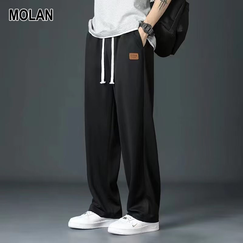 MOLAN New men's trousers, fashion casual pants, summer trendy everyday harlan pants, youth popular loose type