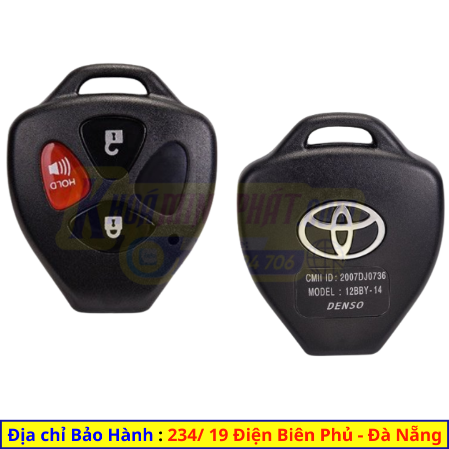 Vỏ chìa khoá xe Toyota Fortuner Innova, Vios, Hilux, Altis, Camry V73