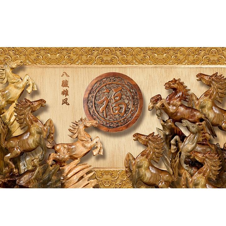 Tranh gạc men 3D - tranh mã đáo thành công
