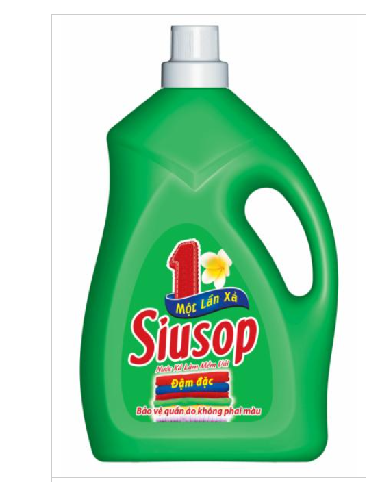 Nước xả vải siusop đậm đặc 1 lần xả 3.6kg - màu xanh lá
