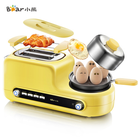 Máy nướng bánh mỳ đa năng kết hợp chảo điện nướng hàn quốc bear dsl-a02z1