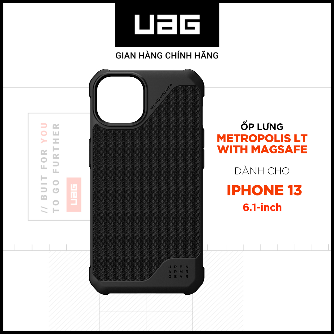 Ốp lưng UAG Metropolis LT w MagSafe cho iPhone 13 [6.1 inch]