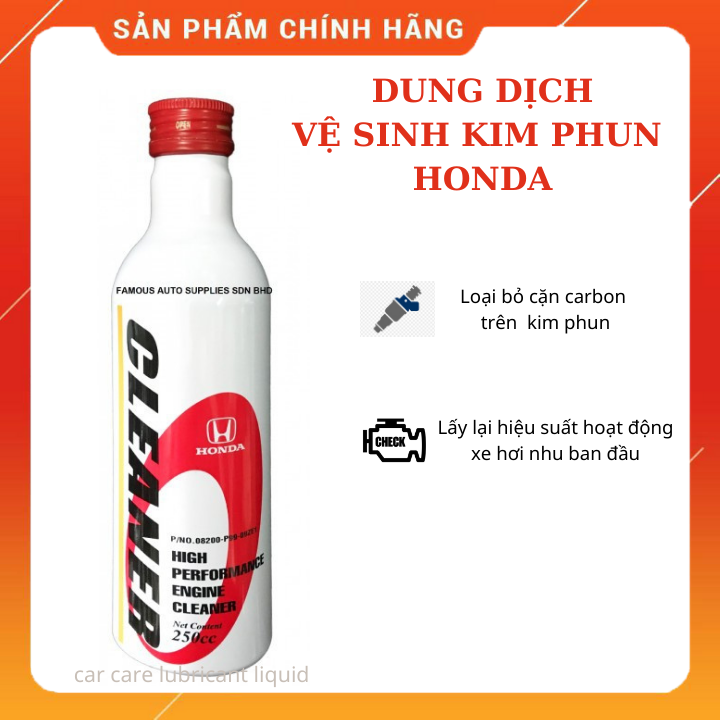 Dung dịch súc rửa kim phun tẩy cặn carbon xe hơi HONDA